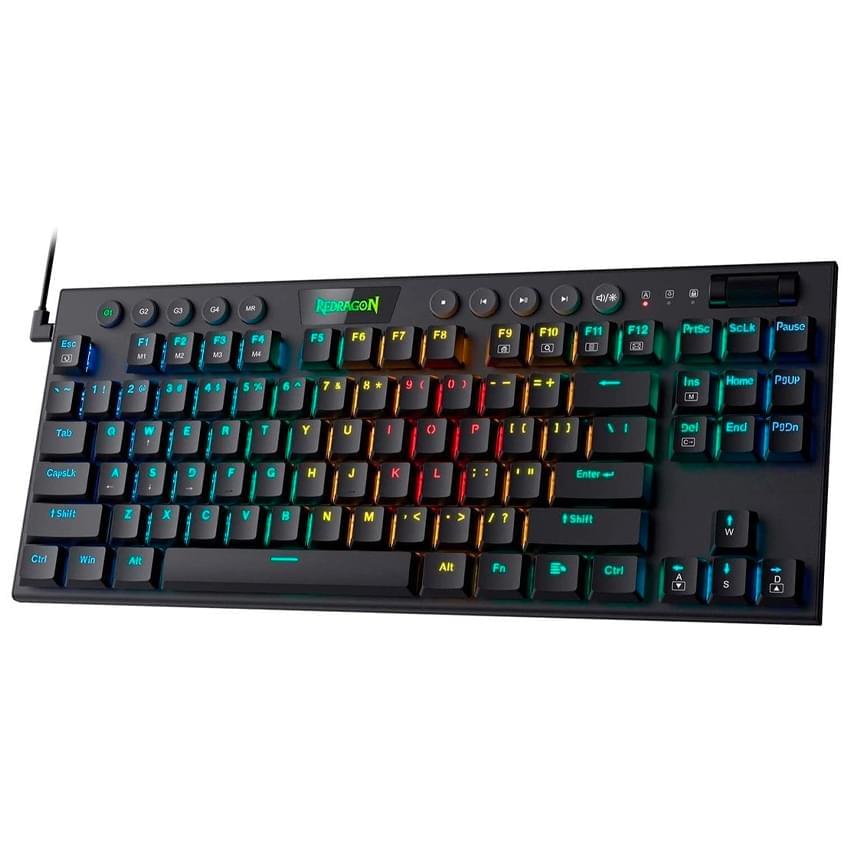 Teclado Mecanico Redragon Horus Tkl Rgb Negro Switch Red